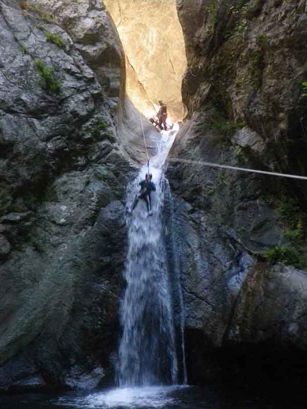 canyoning llech