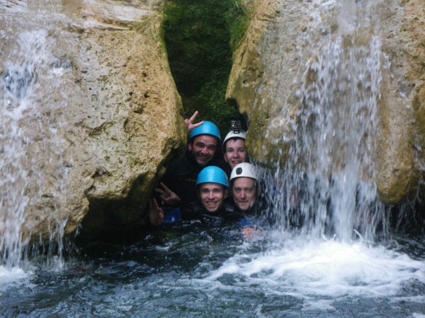 canyoning en famille à Galamus