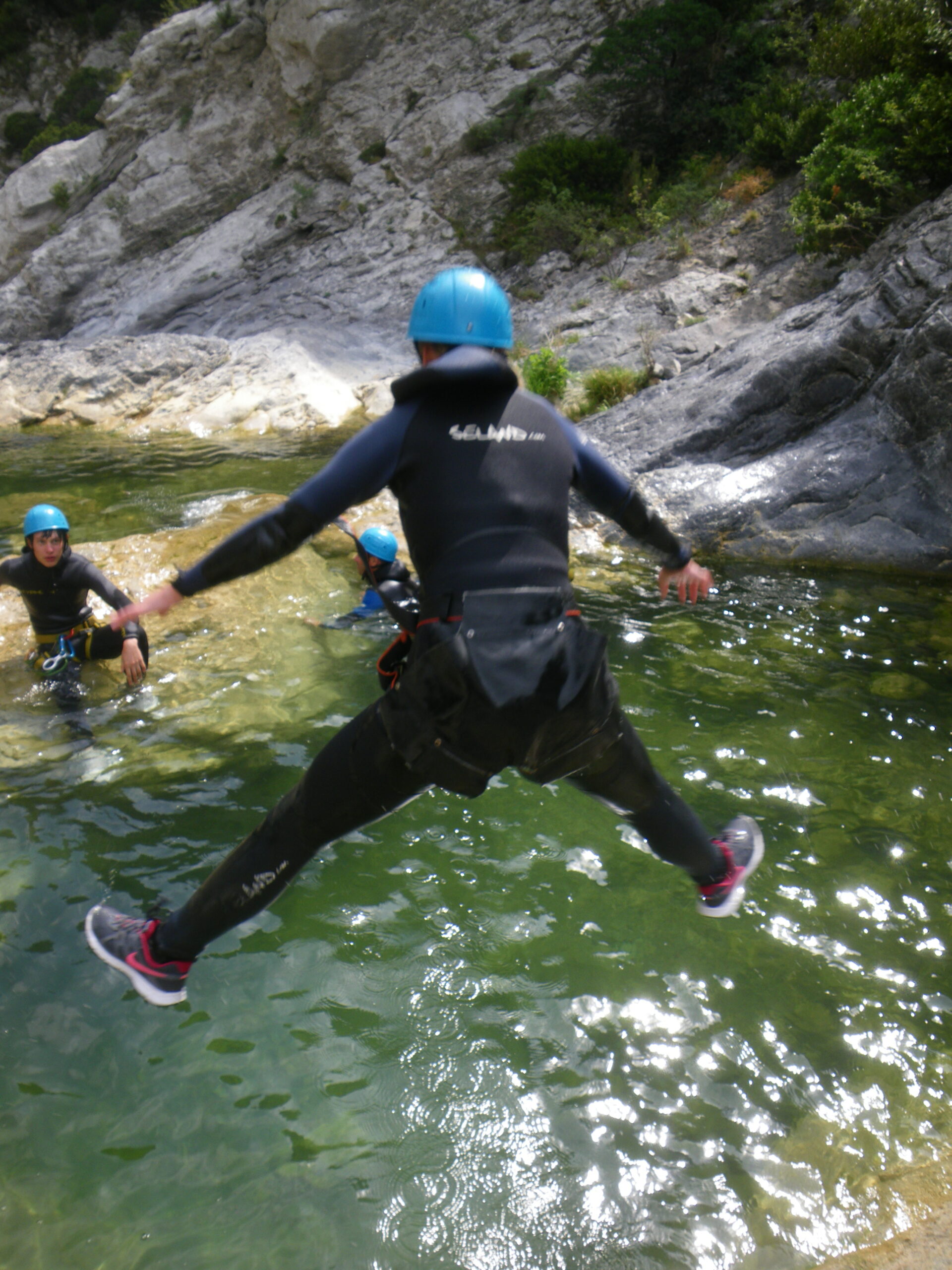Canyoning enfant Aude